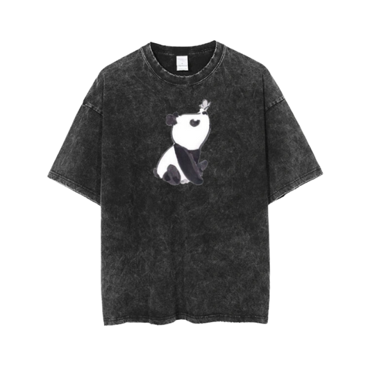 PANDA One Size t- shirt Washed 2