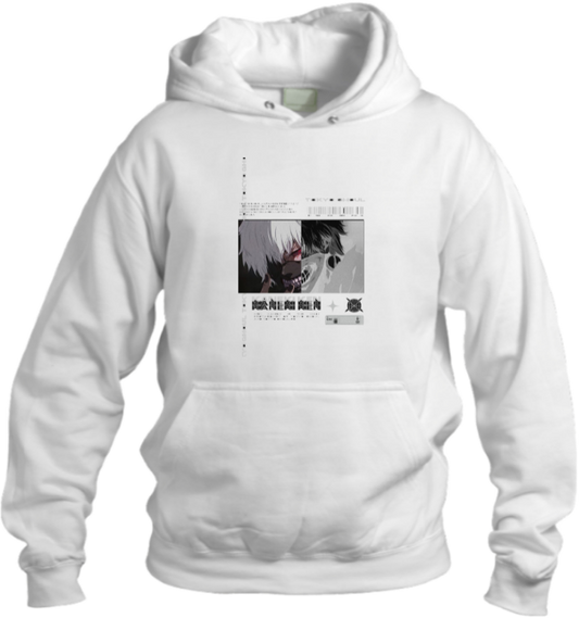 okyo Ghoul One Size hoodie White 2