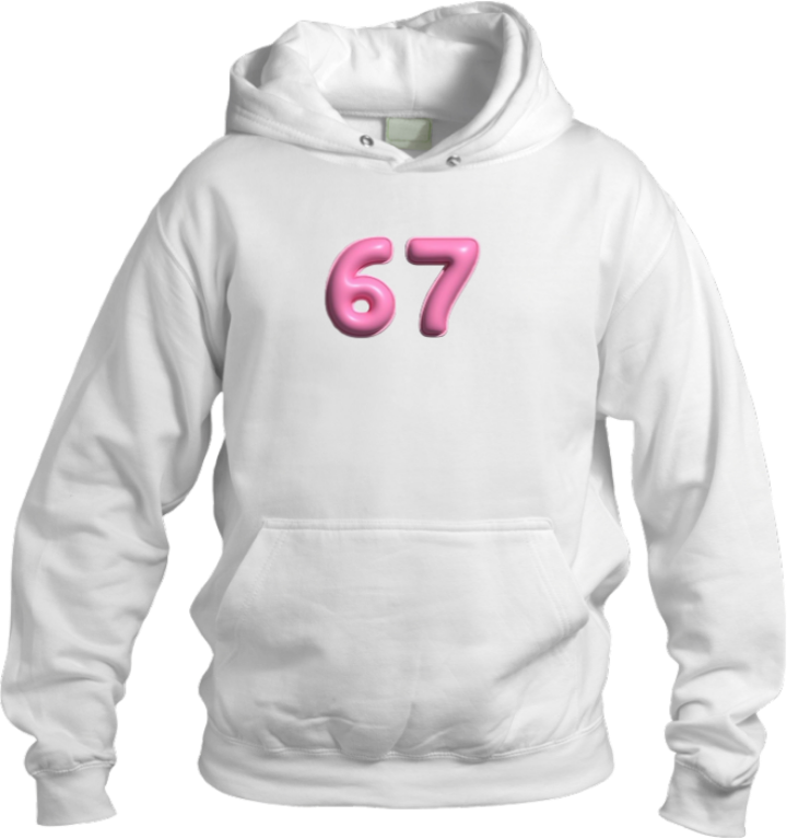 designs 67 Oversize Hoodie White 2