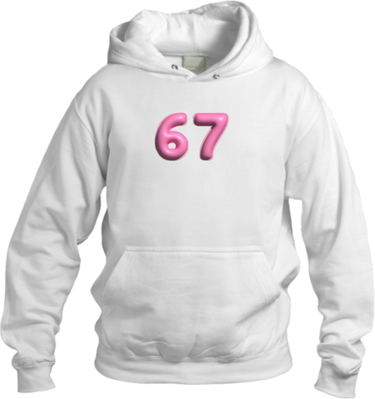 designs 67 Oversize Hoodie White 2