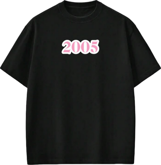 age t- shirt Black  2005