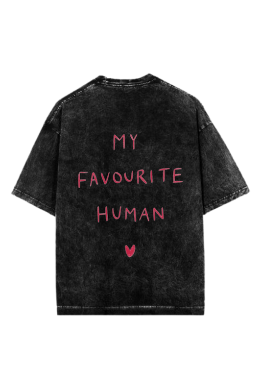 VaIentine coupIe One Size t- shirt Washed Back 2