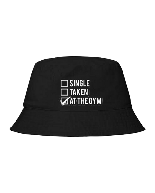 workout gym pilates Bucket hat Fishman hat cap Black 2