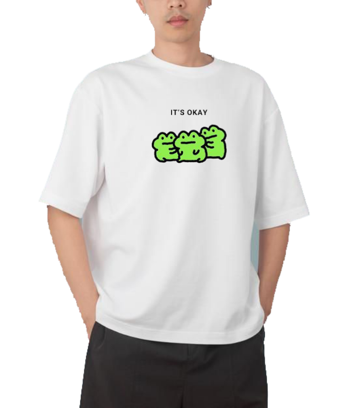 Frog One Size t- shirt White 2