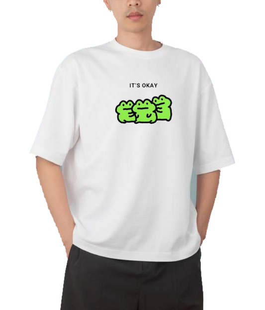 Frog One Size t- shirt White 2