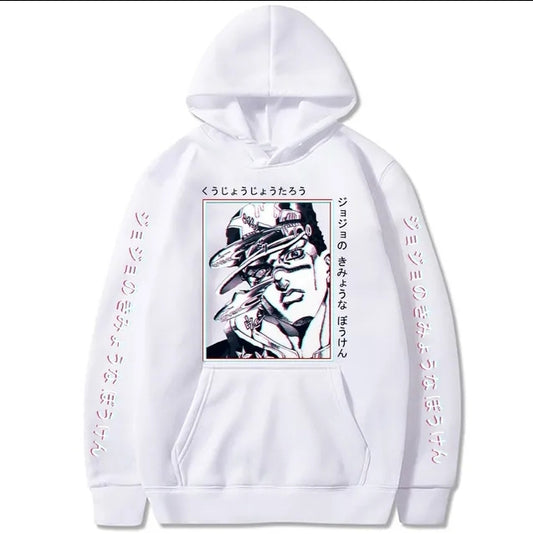 JoJo's Bizarre Adventure White hoodie 2 R