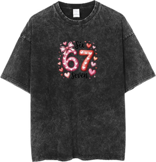 67 designs One Size t- shirt Washed 2
