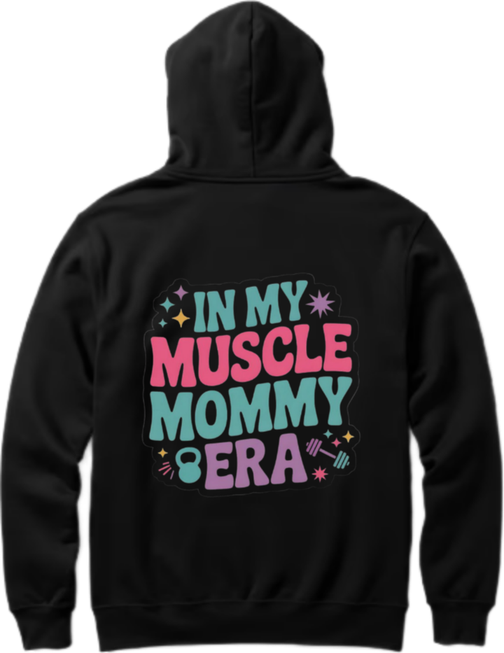 workout gym pilates Oversize Hoodie Black Back 2