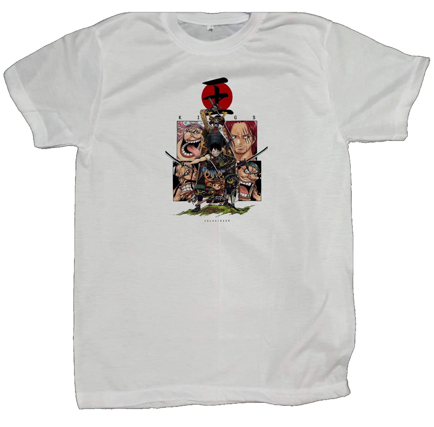 one piece t- shirt fat White 2