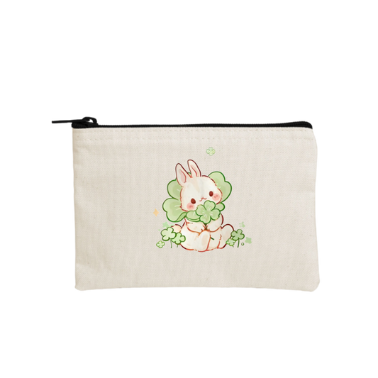bunny wallet pencil case Beige 2