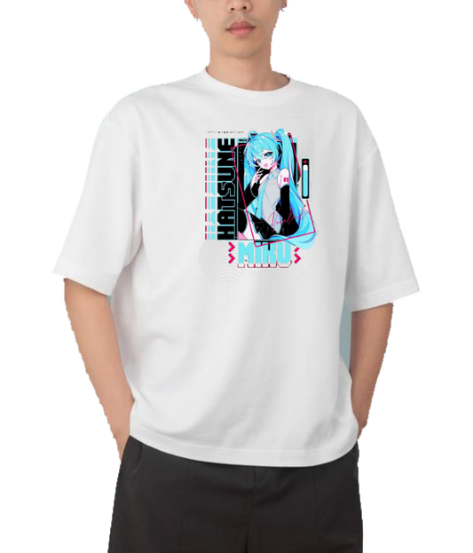 Hatsune Miku t- shirt One Size White 2