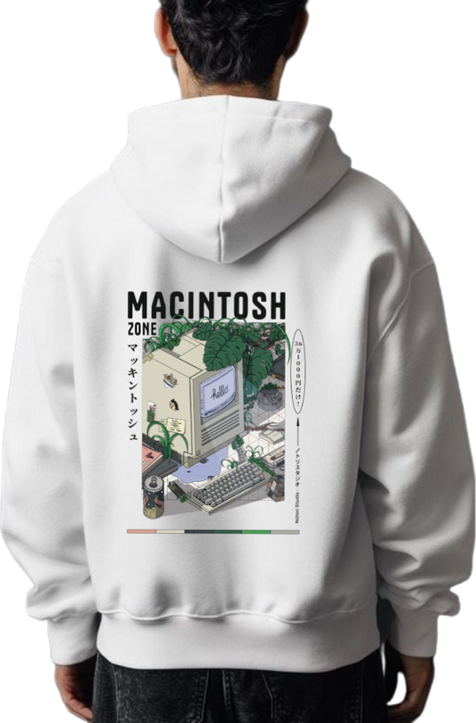 MACINTOSH Over Size hoodie White Back 52