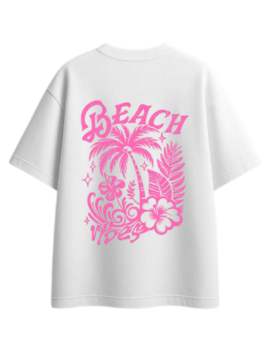 Summer Vibes t- shirt White Back 2