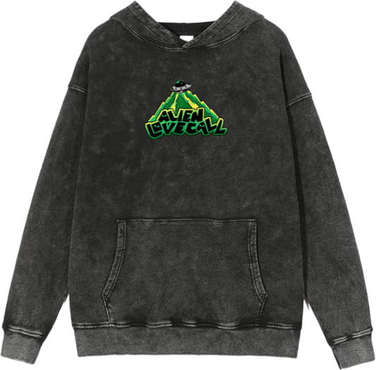 aliens Oversize Hoodie Washed gray  2
