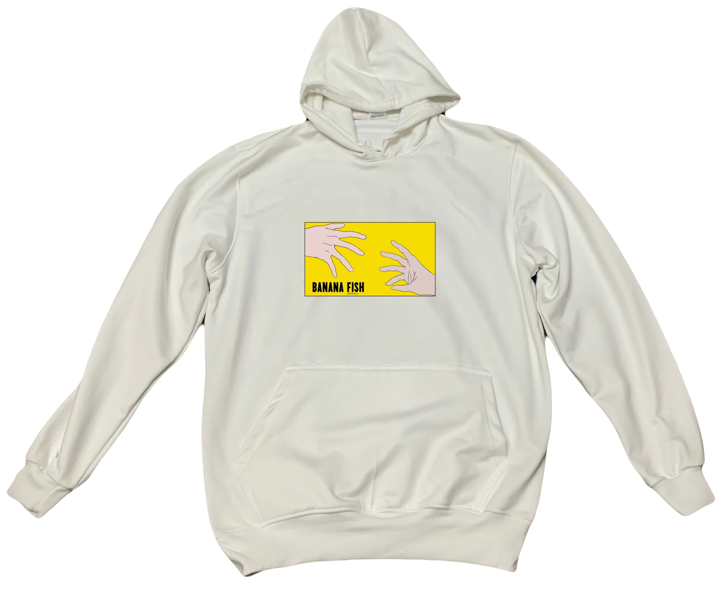 Banana fish oversize hoodie White 2