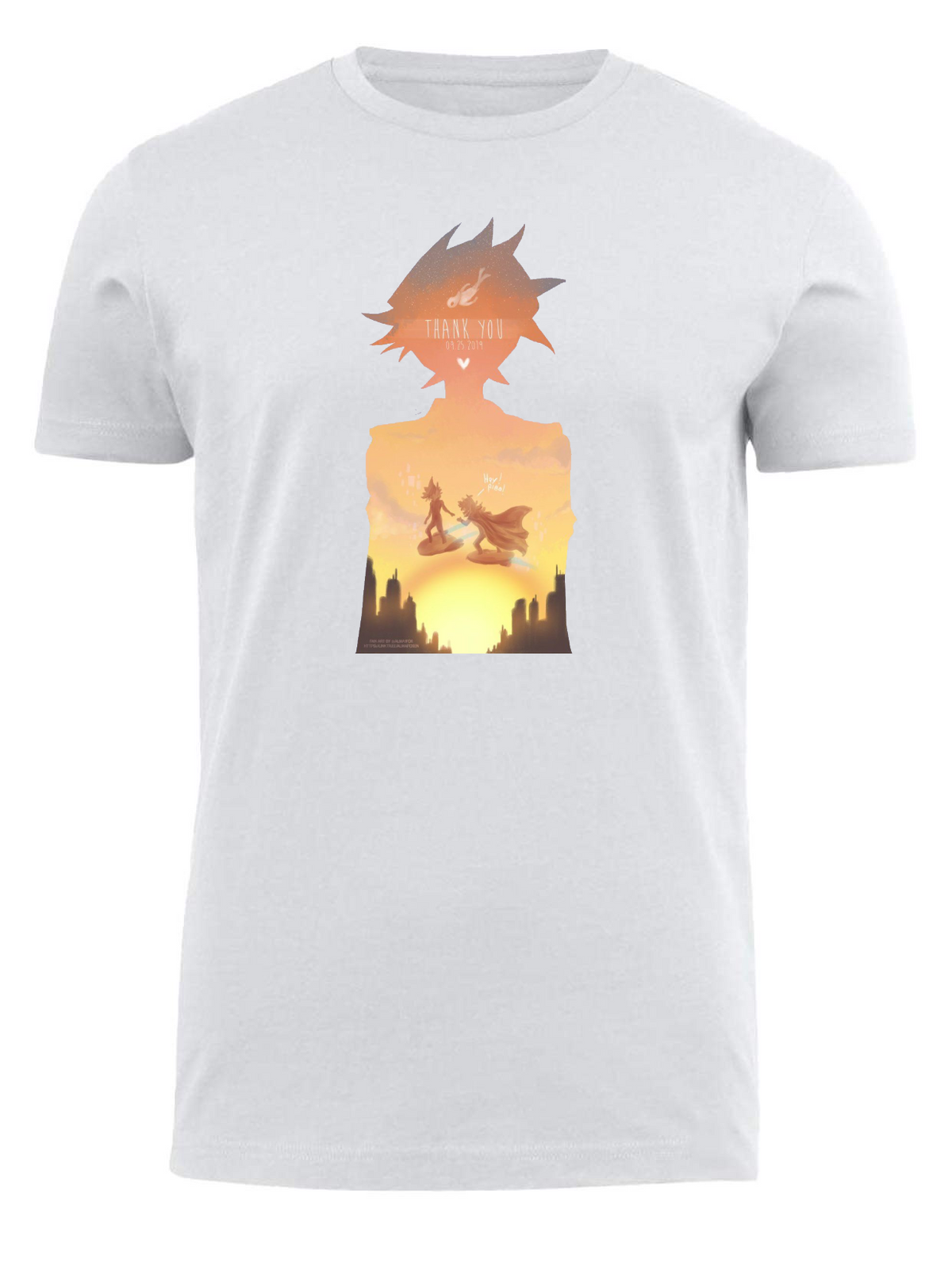 Genshin Impact t-shirt fit White 2
