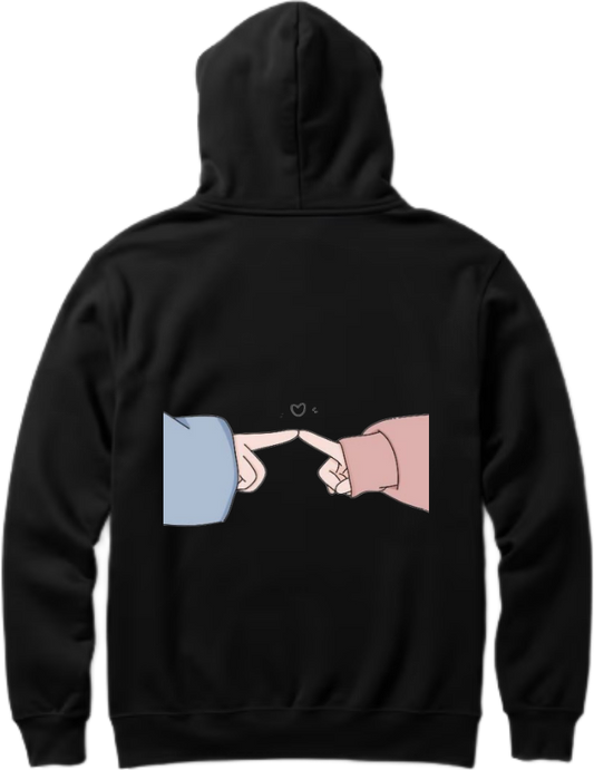 Love Story One Size hoodie Black Back 2