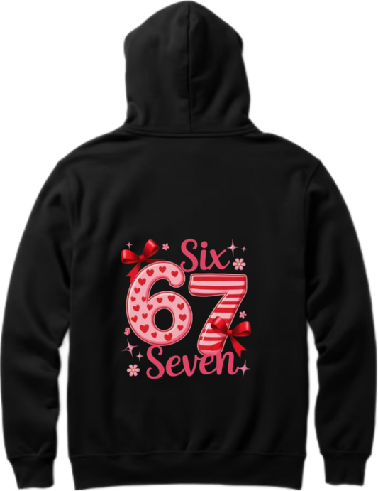 designs 67 Oversize Hoodie Black Back 2