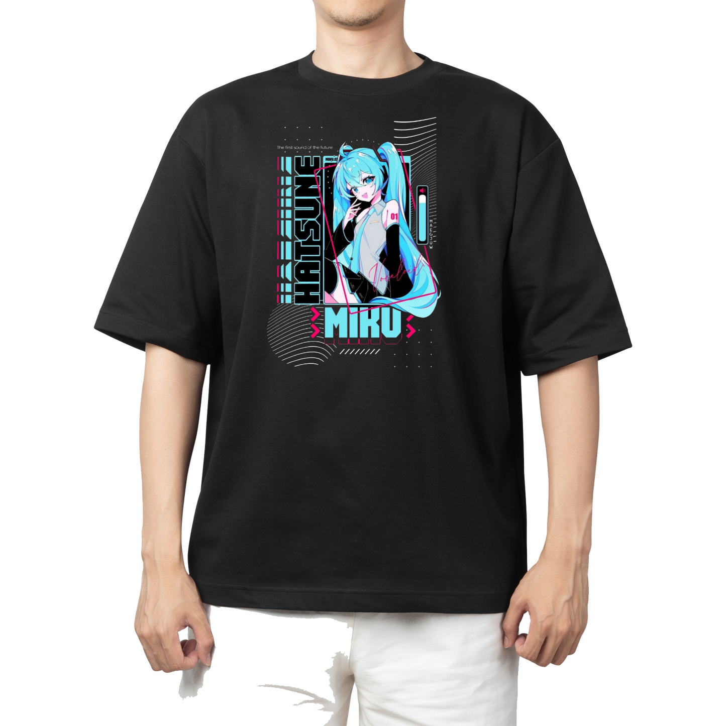 Hatsune Miku t- shirt One Size Black 2