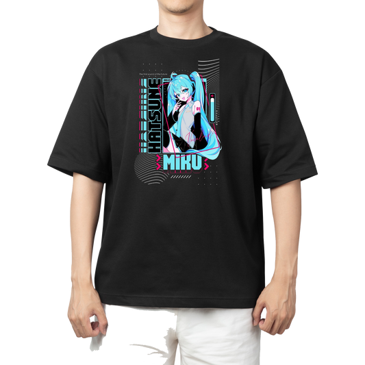 Hatsune Miku t- shirt One Size Black 2
