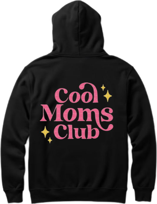 Mom dad parents Oversize Hoodie Black Back  2