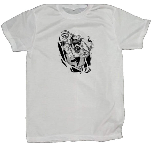 Marvel t- shirt fat White 3