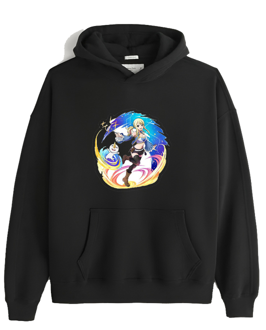 fairy tail One Size hoodie Black 2