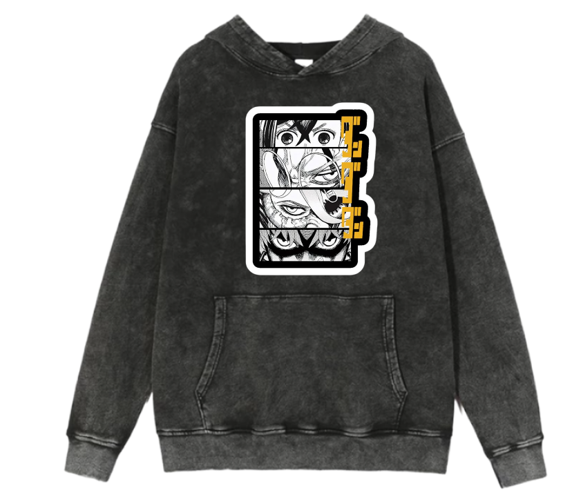 Dandadan One Size hoodie Washed 2