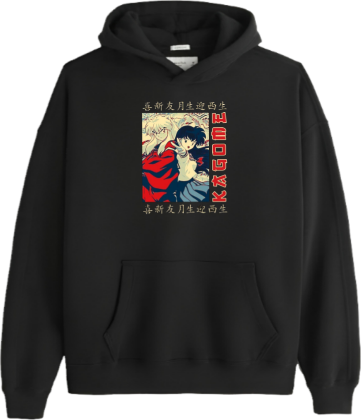 Inuyasha One Size hoodie Black 2