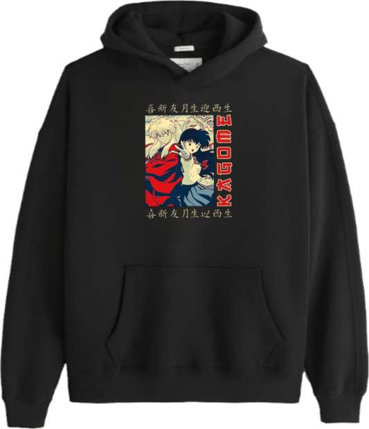Inuyasha One Size hoodie Black 2