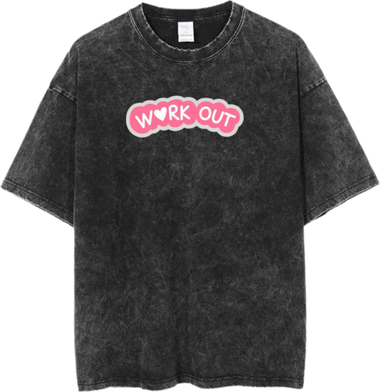 workout gym pilates One Size t- shirt Washed 2