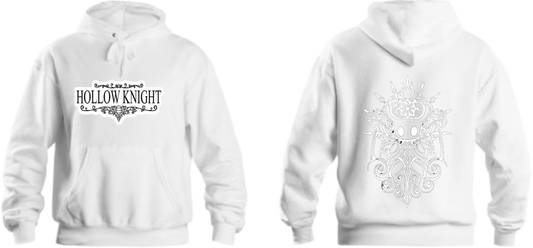 Hollow Knight One Size hoodie White Back 2