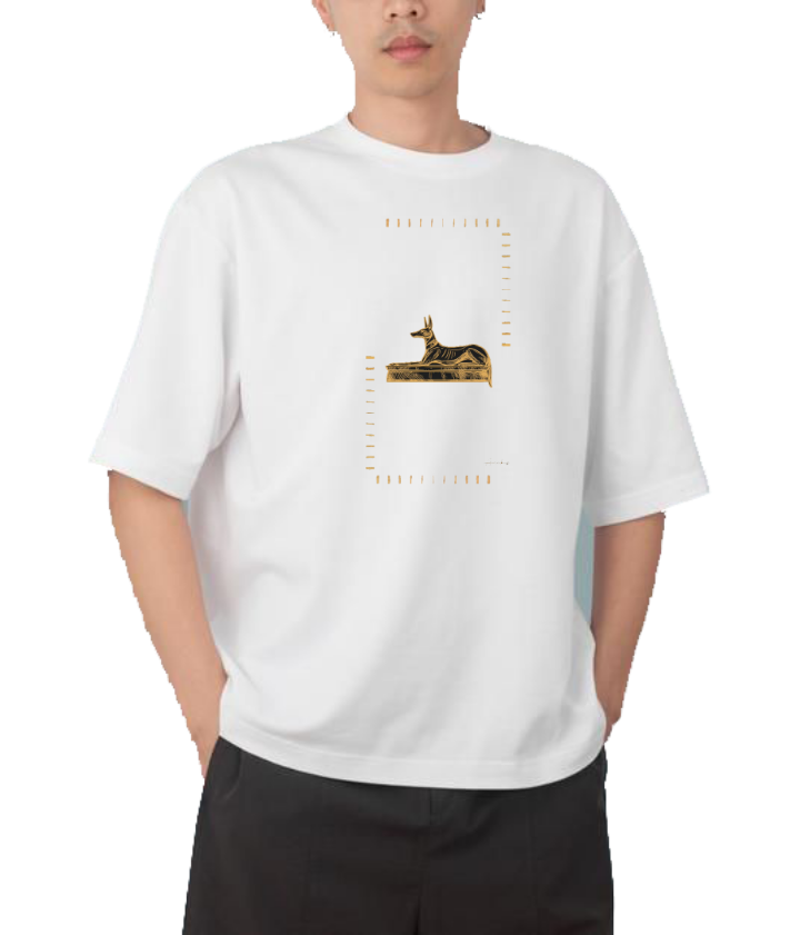 Egypt t- shirt Over Size White 2