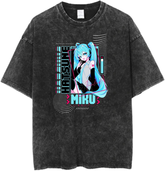 Hatsune Miku t- shirt One Size Washed 2