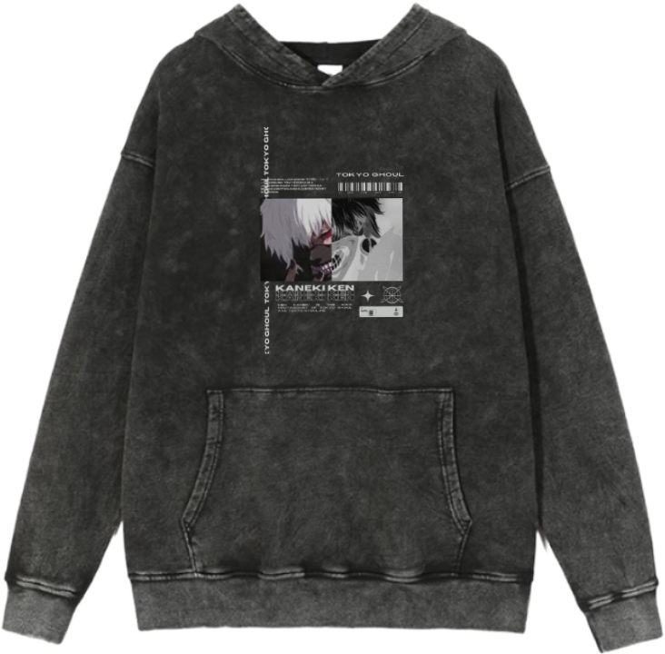 Tokyo ghoul One Size hoodie Washed 2