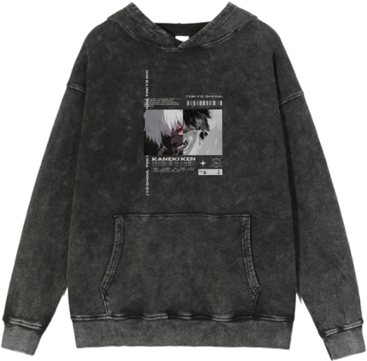 Tokyo ghoul One Size hoodie Washed 2