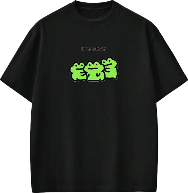 Frog One Size t- shirt Black 2