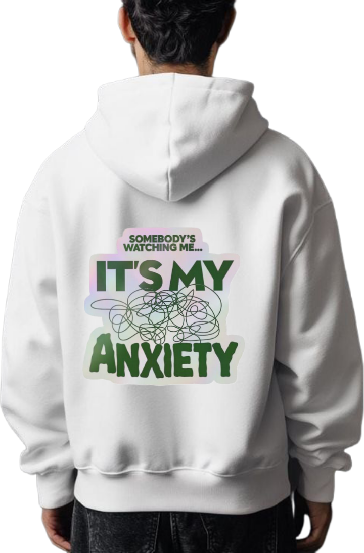 frog Oversize Hoodie White Back 2