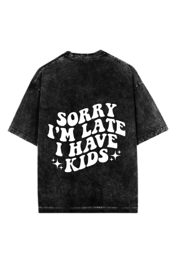 Mom dad parents One Size t- shirt Washed Back 2