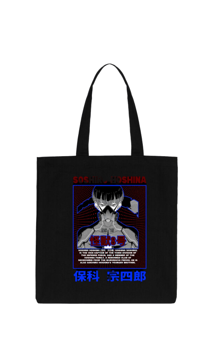 Kaiju No. 8 tote bag Black 2