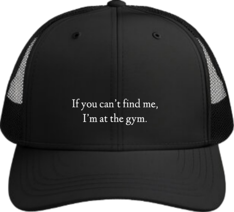 workout gym pilates Baseball cap Black  2