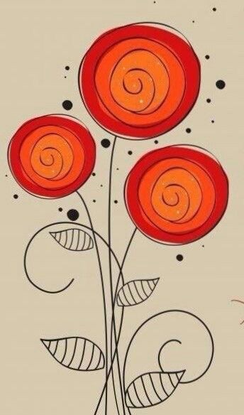 Spiral Rose Sticker 78