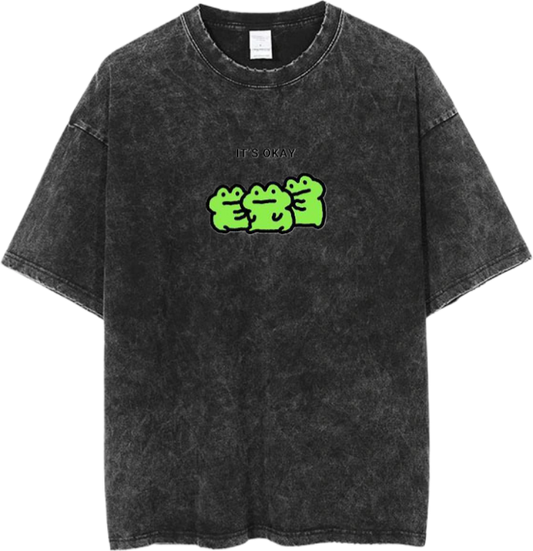 Frog One Size t- shirt Washed 2