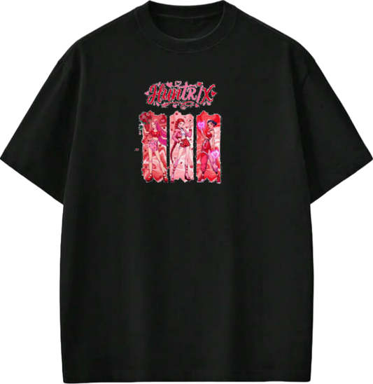 Hunterix kpop  t- shirt Black 2