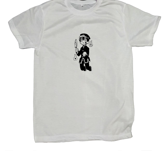 Hanako-kun t- shirt fat White 2