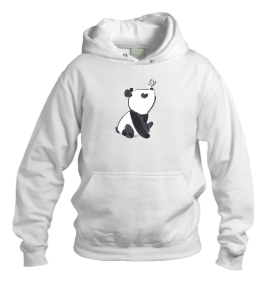 PANDA Oversize Hoodie White 2