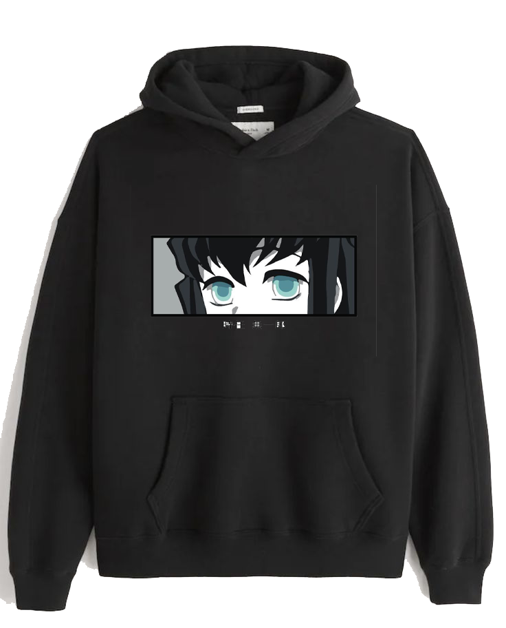 Anime Demon slayer nezuko tanjiro Oversize Hoodie Black 2