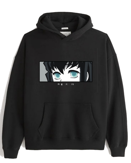 Anime Demon slayer nezuko tanjiro Oversize Hoodie Black 2