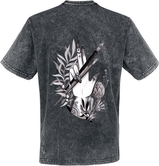 Think Twice t- shirt One Size Washed Back 2