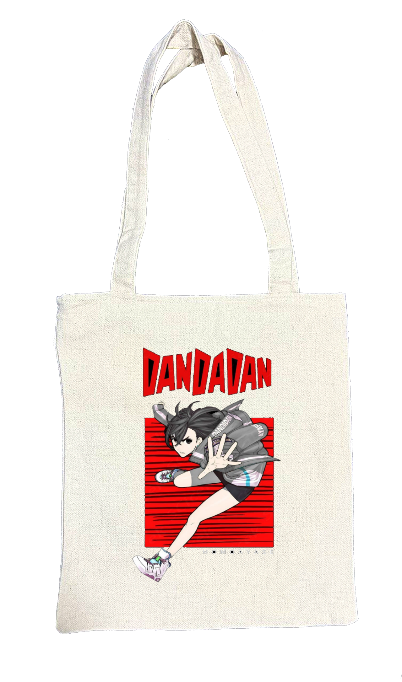 Dandadan tote bag beige 2
